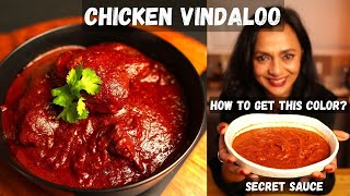 CHICKEN VINDALOO Recipe  Vindaloo PASTE SECRETS  How to get the RED COLOUR in your paste [upl. by Renrew]