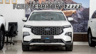 Ford Territory 2023 Pearl White Color  Walkaround Video [upl. by Onaireves849]