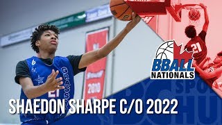 Shaedon Sharpe Class of 2022 Bball Nationals Mixtape [upl. by Favin]