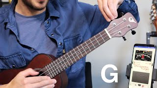 How to tune a UKULELE for total beginners [upl. by Tomchay]