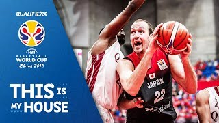 Japan v Qatar  Full Game  FIBA Basketball World Cup 2019  Asian Qualifiers [upl. by Ailel]