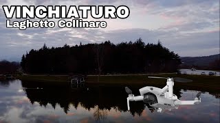 Vinchiaturo  Tramonto al Laghetto Collinare drone flight dji MINI SE [upl. by Bathulda]