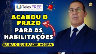 🚨⚖ Telexfree Urgente Fim das Habilitações no processo de falência Saiba o que fazer agora [upl. by Laved246]