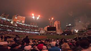 Padres Opening Day Fireworks Show 61721 [upl. by Lavro66]