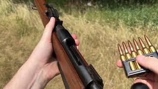 1891 Carcano long rifle POV firing [upl. by Aicala]