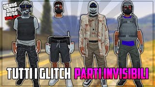 TUTTI I GLITCH delle PARTI INVISIBILI del CORPO su GTA ONLINE After 168 [upl. by Ranchod]