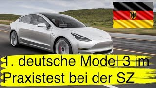 92 1 deutsches Tesla Model 3 im Test [upl. by Fredek160]