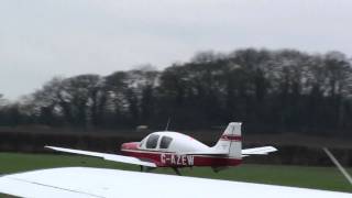 Beagle Pup taking off from netherthorpe [upl. by Ynney]