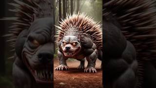 Pitbull and Porcupine Hybrid A Rare Animal Shocking the Worldshorts [upl. by Latsyek90]