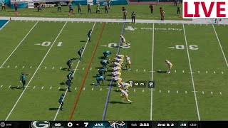 🔴LIVE 🔴Green bay Packers VS Jacksonville Jaguars NFL Week 8 NFL Livestream Madden NFL 25 [upl. by Eissac476]