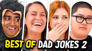 Dad Jokes  Dont laugh Challenge  Best Moments 2  Raise Your Spirits [upl. by Nnyleahs]