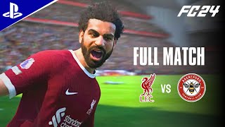 FC 24  LIVERPOOL vs BRENTFORD  Mohamed Salah 2 Goals 4K 60FPS [upl. by Leerzej681]