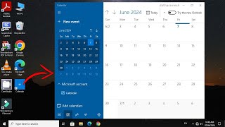 How to Add Calendar to Desktop In Windows 10 [upl. by Gula]