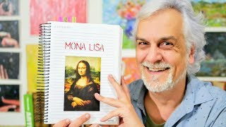 Arte para crianças Mona Lisa de Leonardo da Vinci [upl. by Sarge294]