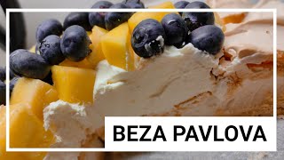 Beza pavlova  ciasto z 6 białek deser nie tylko na lato [upl. by Lebisor101]