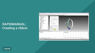 RapidManual Tutorial Creating a ribbon wire bundle [upl. by Ahsek152]