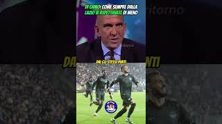 Di Canio quotVi aspettavate che la Lazio finisse decimaquot [upl. by Siravrat485]