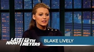 Blake Lively Totally Froze When She Met President Obama  Late Night with Seth Meyers [upl. by Bora]