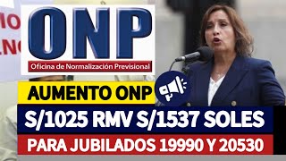 AUMENTO DE PENSIÃ“N SE APLICARÃA EN FORMA SEMESTRAL COMUNICADO ONP [upl. by Ma]