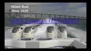 2020 Freeman 42LR Test Run 34 foot seas Ft BlueGabe [upl. by Boak]