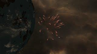 Eve online  Cherubic Heartburst firework [upl. by Yllac]