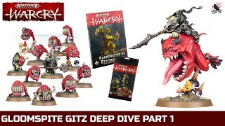 WARCRY GLOOMSPITE GITZ DEEP DIVE  ALL GW Sets Included With Fighter Cards Abilities Leaders Part 1 [upl. by Ative]