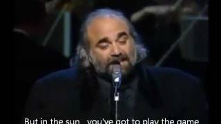 Demis Roussos  Rain And Tears Live In Bratislava 字幕製作 Tracy Dong [upl. by Alliuqet933]