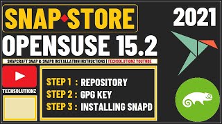 How to Install Snap Store on OpenSUSE 152 2021  Snapd OpenSUSE  Snap OpenSUSE  Snap Store [upl. by Ecirtram16]