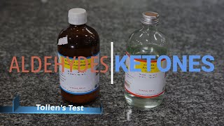 Aldehydes and Ketones Tollens Test [upl. by Nareht708]