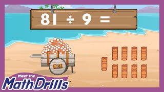 Meet the Math Drills  Division FREE  Preschool Prep Company [upl. by Shiau680]