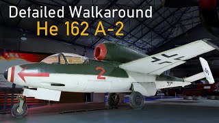 Heinkel He 162  Detailed Walkaround [upl. by Suiramaj]