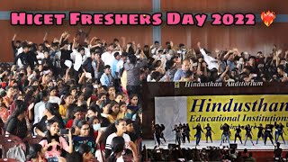 Hicet freshers day ❤️‍🔥 Hindusthan college  coimbatore [upl. by Ahsiner]