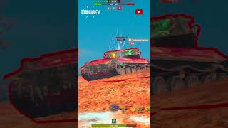 Игрок на Chimera вытащил этот бой WoT Blitz 🔥wotblitz вотблиц wot blitz tanksblitz [upl. by Flo451]