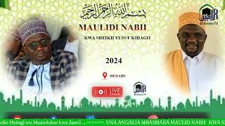 LIVE 🔴 MAULIDI KWA SHEIKH YUSUF KIDAGO HEDARU [upl. by Boccaj]