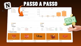 Como Criar uma Planilha de Controle Financeiro Completa no Notion Na Prática [upl. by Harmonie]