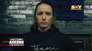 VICTORY 4 Becky Caslin  quotThe weighin and fight is the easy partquot [upl. by Areik]