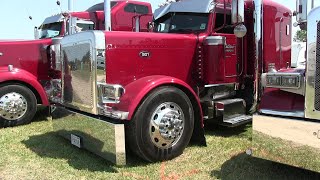 2005 Red Peterbilt 379 At The GCTS Great Canadian Truck Show 2024 [upl. by Areid]