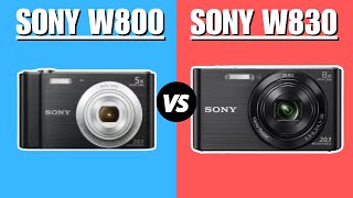 Sony w800 vs Sony w830  Which One Is Better [upl. by Durrace976]