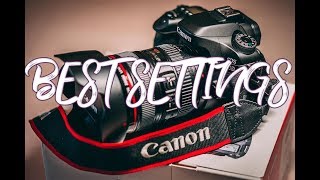 Canon 80D  Best Settings for CINEMATIC VIDEOS [upl. by Avert]