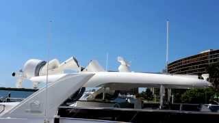 Horizon Yachts E78 Hydraulic Hard Top in Action [upl. by Lashonde]