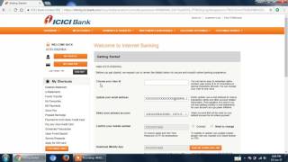 icici bank new user net banking LOGIN [upl. by Urbana235]