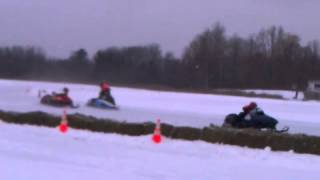 vintage Snowmobile racing mod class [upl. by Germin]