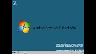 Taking a look at Windows Server 2012 Build 7816 [upl. by Ainimreh]