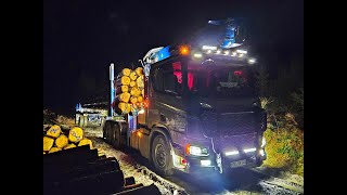 🌲SCANIAClip • Scania R540 • LoggingTruck • Timbertruck • Mause HolzTransporte • Action • Part1🌲 [upl. by Hawken544]