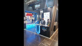 Water Curtain At VALVE WORLD EXPO 2022  Düsseldorf Germany  Uflow Automation [upl. by Jit]