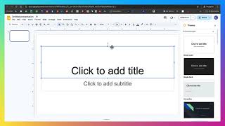 Google Slides Create the Slide [upl. by Reivax]