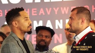 ANDRE WARD VS SERGEY KOVALEV  2 REMATCH FACE OFF  PRESS CONFERENCE REACTION [upl. by Nwahsel]