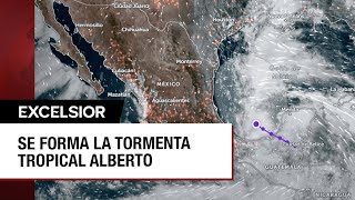 LO ÚLTIMO Potencial ciclón Uno evoluciona a tormenta tropical Alberto [upl. by Arnon]