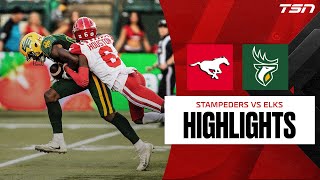 Calgary Stampeders vs Edmonton Elks  CFL HIGHLIGHTS [upl. by Parris589]