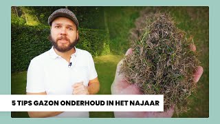 5 Tips voor Gazon Onderhoud in het Najaar  MOOWY Tips amp Tricks [upl. by Lemay]